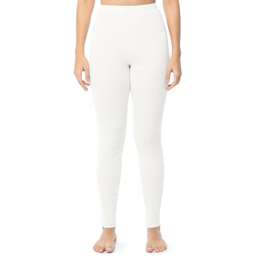Indera Women's Combed Cotton Raschel Knit Thermals Underwear Long Johns Pant