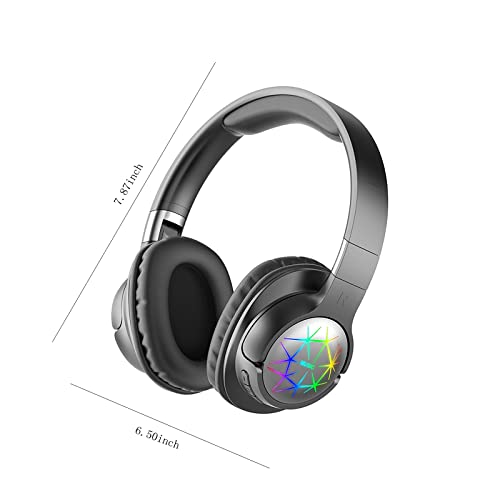 Viligee Wireless Around-Ear Bass Gaming Headset - Surround Sound Headphones with Noise Cancelling Microphone Bluetooth Bre...