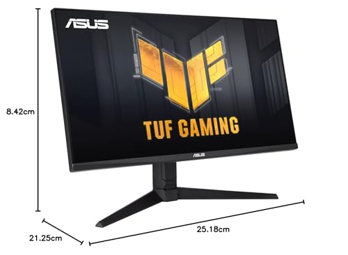ASUS TUF Gaming 28” 4K 144HZ DSC HDMI 2.1, Monitor (VG28UQL1A) - UHD (3840 x 2160), Fast IPS, 1ms, Extreme Low Motion Blur Sync, G-SYNC Compatible, FreeSync Premium, Eye Care, DCI-P3 90%,BLACK
