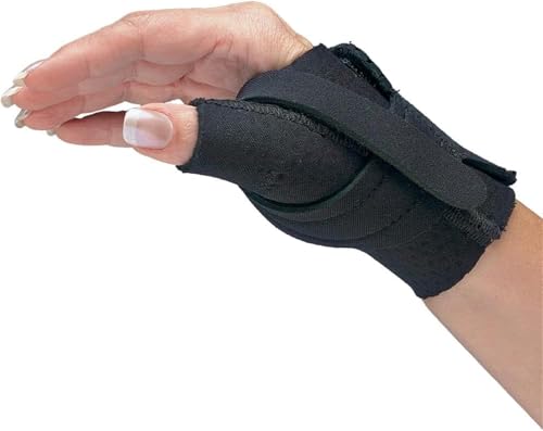 Comfort Cool Thumb CMC Restriction Splint. Patented Thumb Brace Provides Support and Compression. Helps with Arthritis, Te...