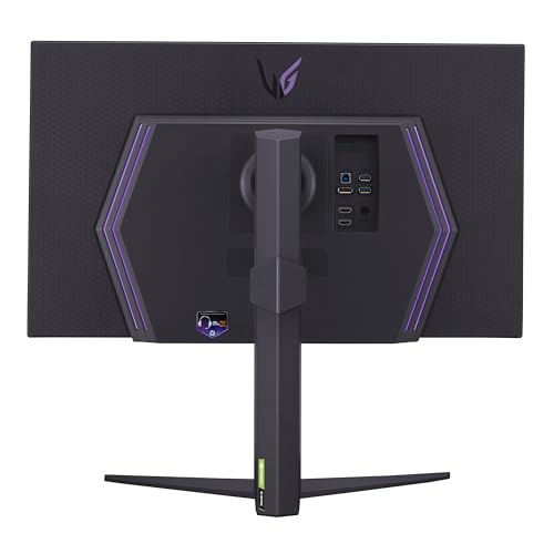 LG 27" UltraGear 4K UHD (3840x2160) Gaming Monitor, 144Hz, 1ms, VESA DisplayHDR 400, G-SYNC and AMD FreeSync Premium, HDMI 2.1, DisplayPort, 4-Pole HP Out DTS HP:X, Tilt/Height/Pivot Stand, Black