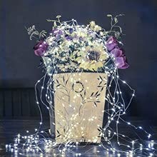Solar Waterfall Fairy Bunch Lights Outdoor Waterproof 200Leds 8 Modes Watering Can Light (No Can)  Solar Powered String Lights Firefly Vine Christmas Tree Garden Decorations Gardening Gifts For Mom