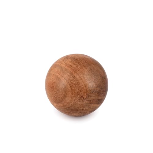 NIRMAN Decorative Acacia Wood Round Balls Set of 3 for Christmas Decorative Bowls Table Centerpiece | Coffee Table and Hou...