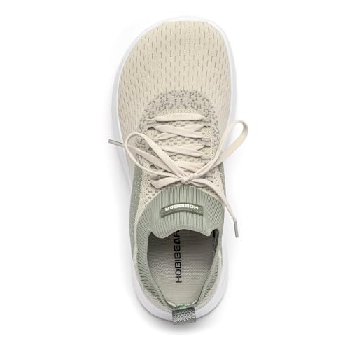 HOBIBEAR Mens Wide Toe Box Running Shoes/Womens Lightweight Walking Sneakers for Jogging