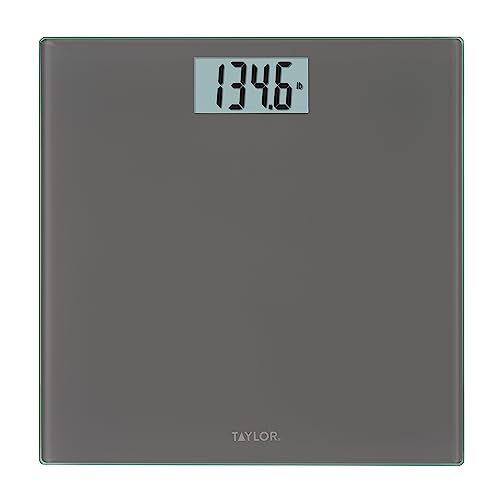 Taylor Smart Bathroom Scale with Precision Hub App, 400 lb Capacity, 8 User Profiles, Bluetooth Sync to 3rd Party Apps, Bo...