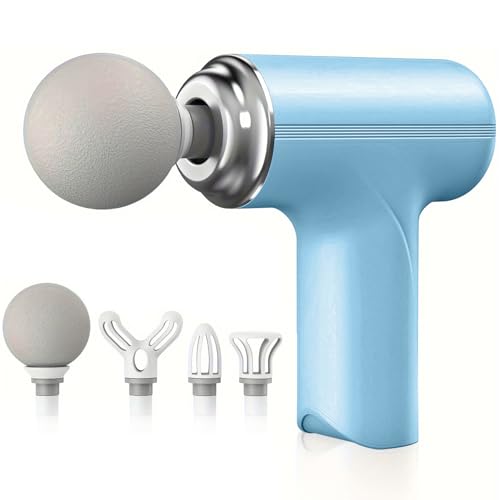 YUESHANHE Massage Gun, Electric Massager, Suitable for Whole Body to Relieve Fatigue, Replaceable Massage Head Impact Mass...