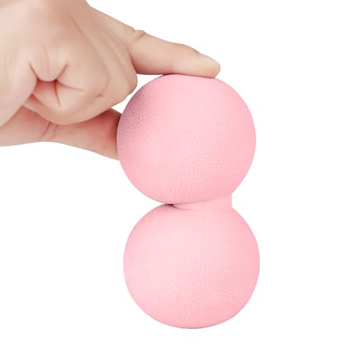 Xensamy Double Lacrosse & Micro-Elastic Peanut Massage Ball - Myofascial Release Tool for Muscle, Back, Foot, and Physical...