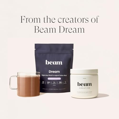 Beam Creatine Powder, Third Party Tested, Micronized Creatine Monohydrate Supplement, Creatine for Women and Men, Muscle S...