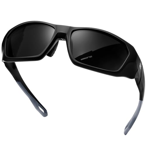 KANASTAL Wrap Around Sunglasses Men Women Polarized UV400 Square Fashion Sports Sun Glasses