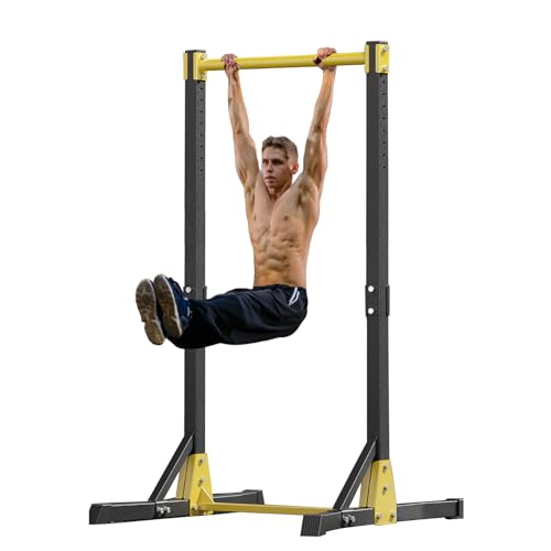 Pull Up Bar Stand,Freestanding Pull-up Bar，Free Standing Pull Up Bar for Home Gym, Pull Up Stand Station 400LBS with 11 Ge...