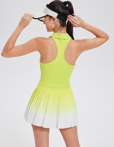 AFZ Women Two Piece Tennis Skirt Set Pleated Golf Outfits Pickleball Dress with Shorts