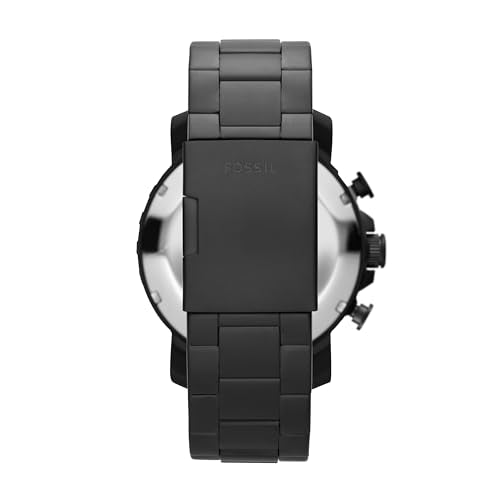 Fossil Men's Nate Oversized Stainless Steel Chronograph Watch