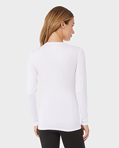 32 Degrees Women's Lightweight Baselayer Crew Top | Long Sleeve | Form Fitting | 4-Way Stretch | Thermal