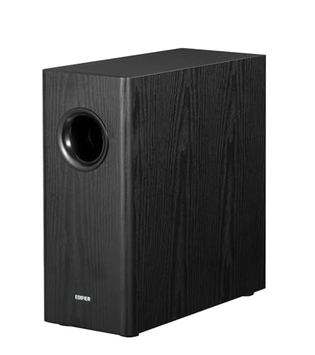 Edifier T5s Powered Active Subwoofer with 70W RMS, 8" Long-Throw Woofer, Deep Bass (35Hz) Speaker, Built-in Amp, Low Disto...