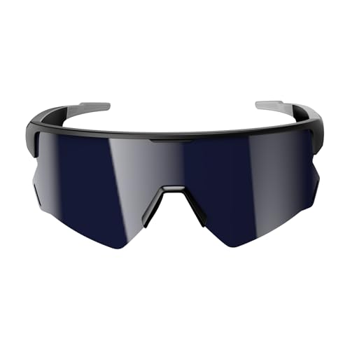 Blackview Smart Glasses, 5.3 Bluetooth Sunglasses with Open Ear Speaker, Voice Assistant Compatible, Blue Light Blocking Lens