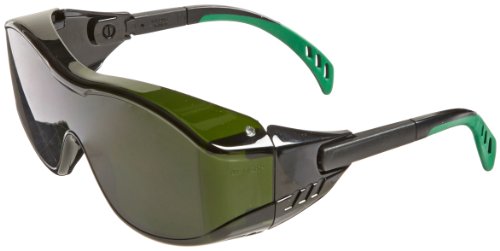 Cover2 IR OTG Safety Glasses 6966 Black Temples, IR Filter Shade 5.0 Lens