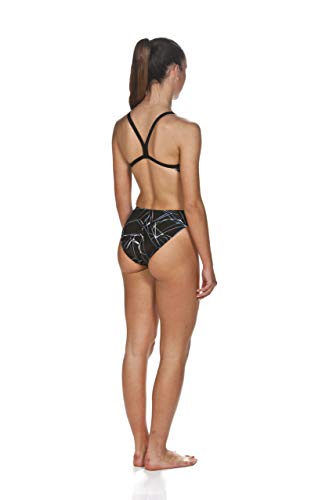 ARENA One Piece Swimsuit Women Athletic Apparel - Open Back Swimming & Training Suit - Challenge Back