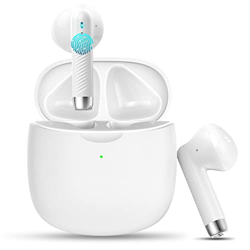 Jxrev Wireless Earbuds, Bluetooth 5.4 Headphones in Ear with Noise Cancelling Mic, Earbuds Stereo Bass, IP7 Waterproof Spo...
