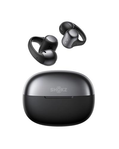 SHOKZ OpenDots ONE-Open-Ear Headphones, Clip-On Earbuds-Wireless Bluetooth Earbuds with Microphone-Secure, Lightweight, Co...