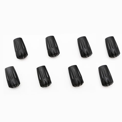 TREKOLOGY Trekking Pole Tips - Walking Sticks Replacement Tip Protectors - 11mm Hole Diameter - Fit Most Standard Hiking P...
