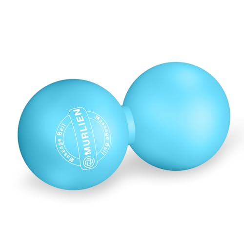 MURLIEN Peanut Massage Ball, Double Lacrosse Ball for Myofascial Release, Trigger Point Therapy, Muscle Relief, Acupoint M...