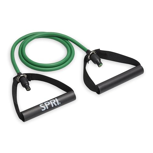 SPRI Xertube Resistance Bands with Handles – All Exercise Cords Sold Separately with Home Gym Workout Fitness Door Anchor ...