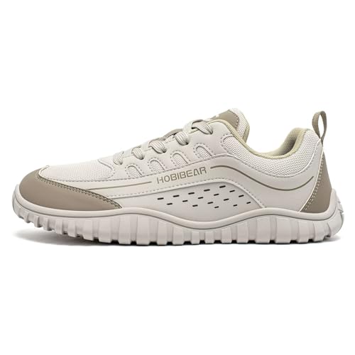 HOBIBEAR Zero Drop Barefoot Shoes|Trail Running Sneakers for Women Men|Wide Toe Box Fashion Walking Shoes