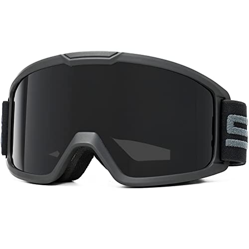 SPOSUNE Ski & Snow Goggles - Windproof, Anti-Fog, UV Protection for Men & Women - Dirt Bike, Motorcycle, ATV, Off-Road, OTG