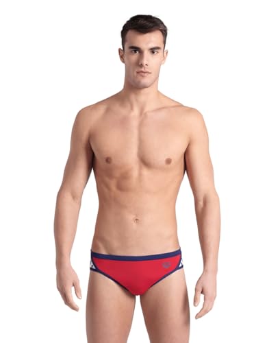 ARENA Men's Icons Solid Swim Briefs Professional Training Swimsuit Sports Trunk