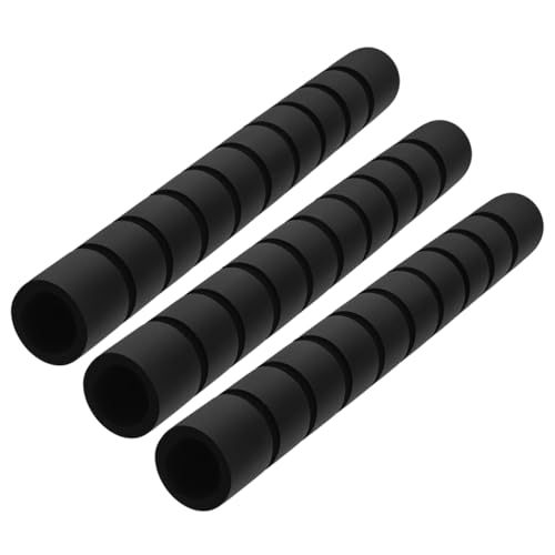 Kisangel 3pcs Pull up Bar Grips, No-Slip Foam Grip Tubing, Sponge Pull-up Sleeve Handlebar Pads for Horizontal Protector Pad