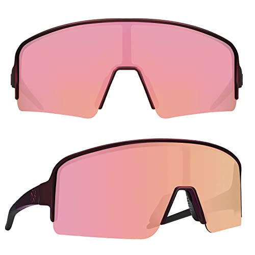 MAXJULI Polarized Sunglasses for Men Women, Windproof Outdoor Sports Cycling Running UV400 Protection Sun Glasses 8121