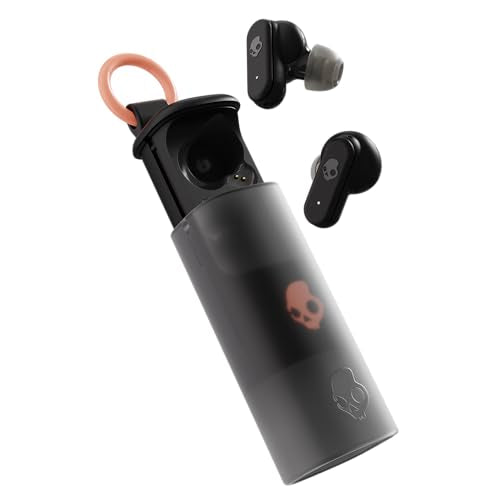 Skullcandy Dime Evo Wireless Earbuds, Bluetooth Headphones, Noise Isolating Fit, Up to 36 Hours Battery, Microphone for iP...