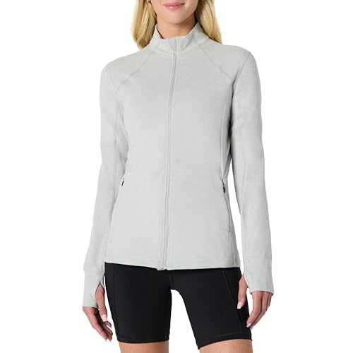 Amazon Essentials Women's Athletic Soft Performance Lightweight Zip Up Workout Running Jacket