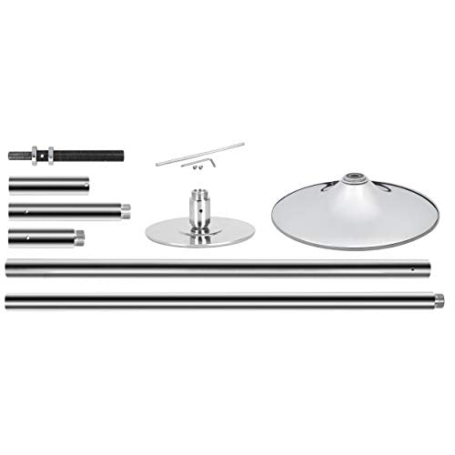 Professional Portable Dancing Pole Spinning Static Dance Pole Removable 45mm Dance Pole Kit for Home Exercise Gym Club Par...