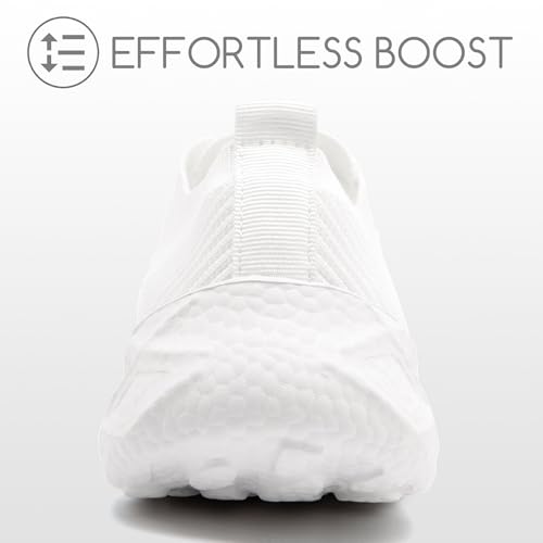 IQYNAM Womens Slip Resistant Work Shoes Tennis Running Fashion Sneakers Comfortable Athletic Gym Workout Slip on Shoes