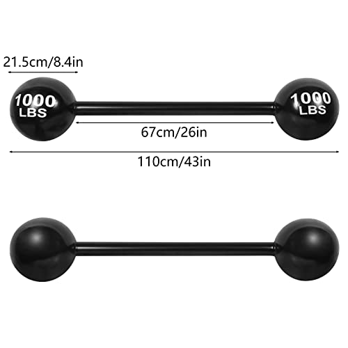 Giant Inflatable Dumbbell Barbell,Funny Carnival Circus Decorations Birthday Halloween Strongman Party Decorations Fake We...