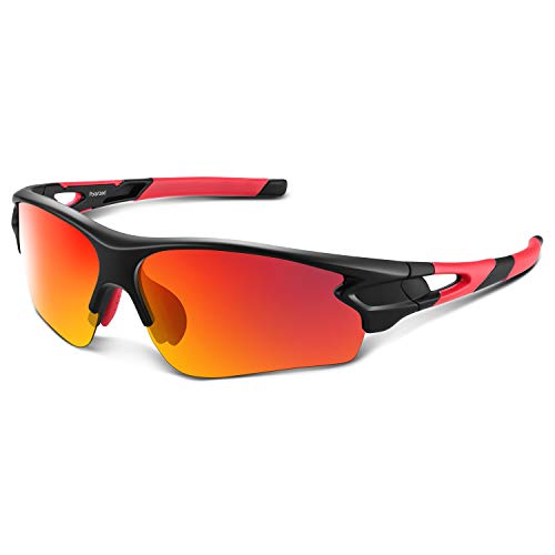 BEACOOL Polarized Sports Sunglasses for Men Women Youth Baseball Fishing Cycling Running Golf Motorcycle Tac Glasses UV400
