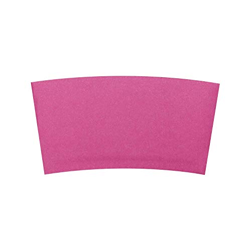 Karat C5300 (Pink) Traditional Cup Sleeves for 10 oz. - 24 oz. Cups, Pink (Pack of 1000)
