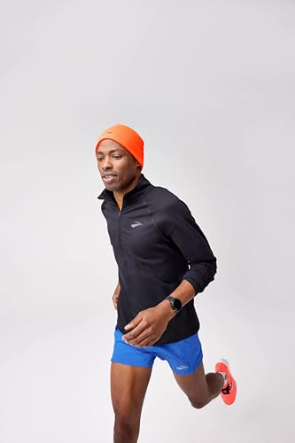 Brooks Men’s Dash 1/4 Zip 3.0, Long Sleeve Running Top with UPF 50+ Sun Protection, Watch Window & Soft Sweat-Wicking Fabric