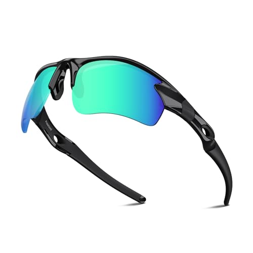 Rosemal Polarized Sunglasses for Men Women Running Sunglasses Sports Cycling Driving Fishing Baseball Golf TAC UV400 TR90