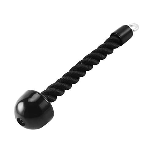HYVAWO Pull Down Rope Single Grip Tricep Bicep Exercise Attachment for Cable Machines Gym Pulley Workout