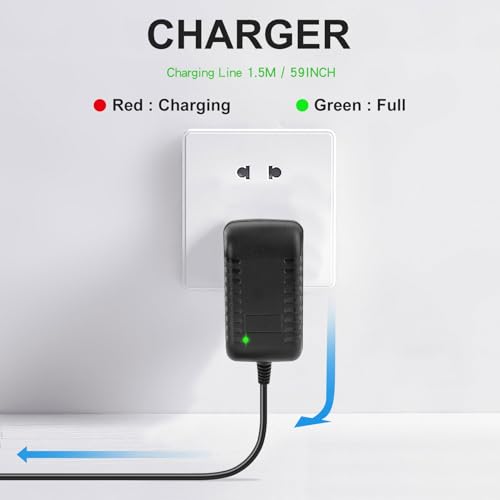 Massage Gun Charger 12v ~ 12.6v 1.0A Charger for 12.6v Massage Gun Power Cord Switch Power Supply