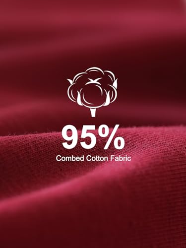 Vevmon Cotton Underwear for Women High Waisted Full Coverage Briefs Soft Ladies Panties 5 Pack