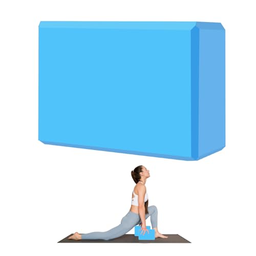 MBHKRRS 9"x6"x3" Yoga Blocks, Soft Non-Slip Surface Premium Foam Blocks, Supportive, Lightweight, Odor Resistant, Yoga Acc...
