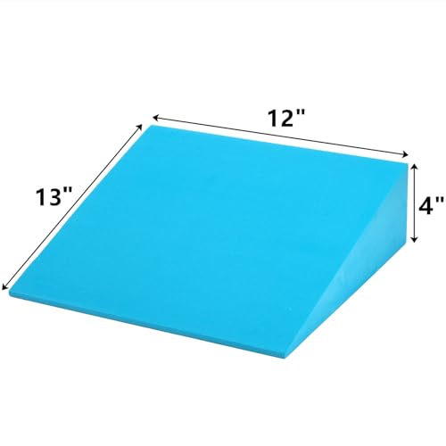 DEAYOU 2 Pack Yoga Foam Wedge, 13" EVA Foam Calf Stretch Slant Board for Lower Leg Strength Improve, Squat Wedge Incline B...