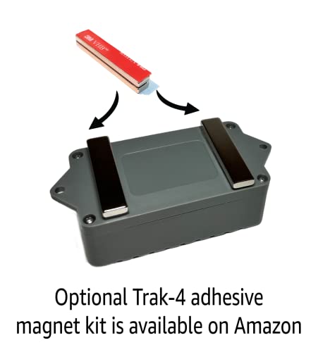 Trak-4 GPS Tracker for Vehicles, Assets, Equipment. Long Battery Life, Waterproof, Global Tracking. Low-Cost Subscription ...