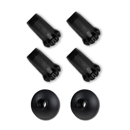 Trekology Trekking Pole Accessory Set – Bundle Tips for Concrete & Flat Roads – Durable Replacement Tips for Hiking Poles,...