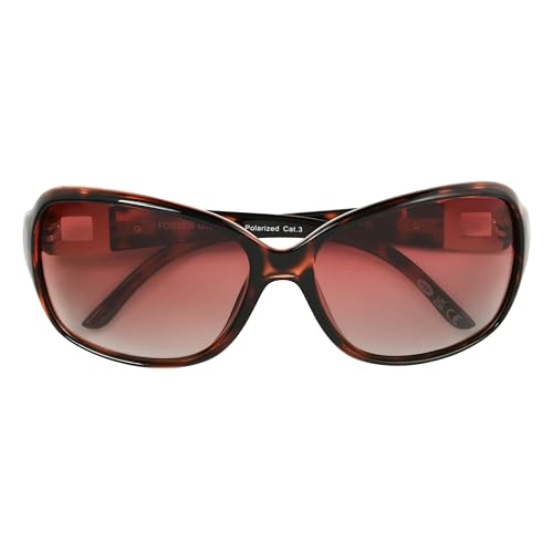 Foster Grant Polarized Sunglasses For Women, Brown Tortoise Shell Sunglasses