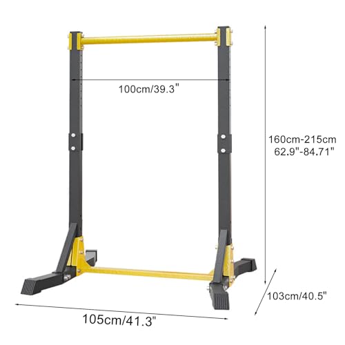 balurukt Power Tower Pull Up Bar and Dip Stand,Pull Up Stand Station 400LBS with 11 Gears Adjustment,Portable Pull-up Bar ...