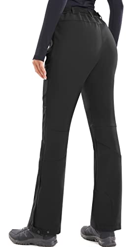 Heathyoga Snow Ski Pants Women Waterproof Softshell Insulated Fleece Lined Snowboard Pants Hiking Pants for Winter Outdoor